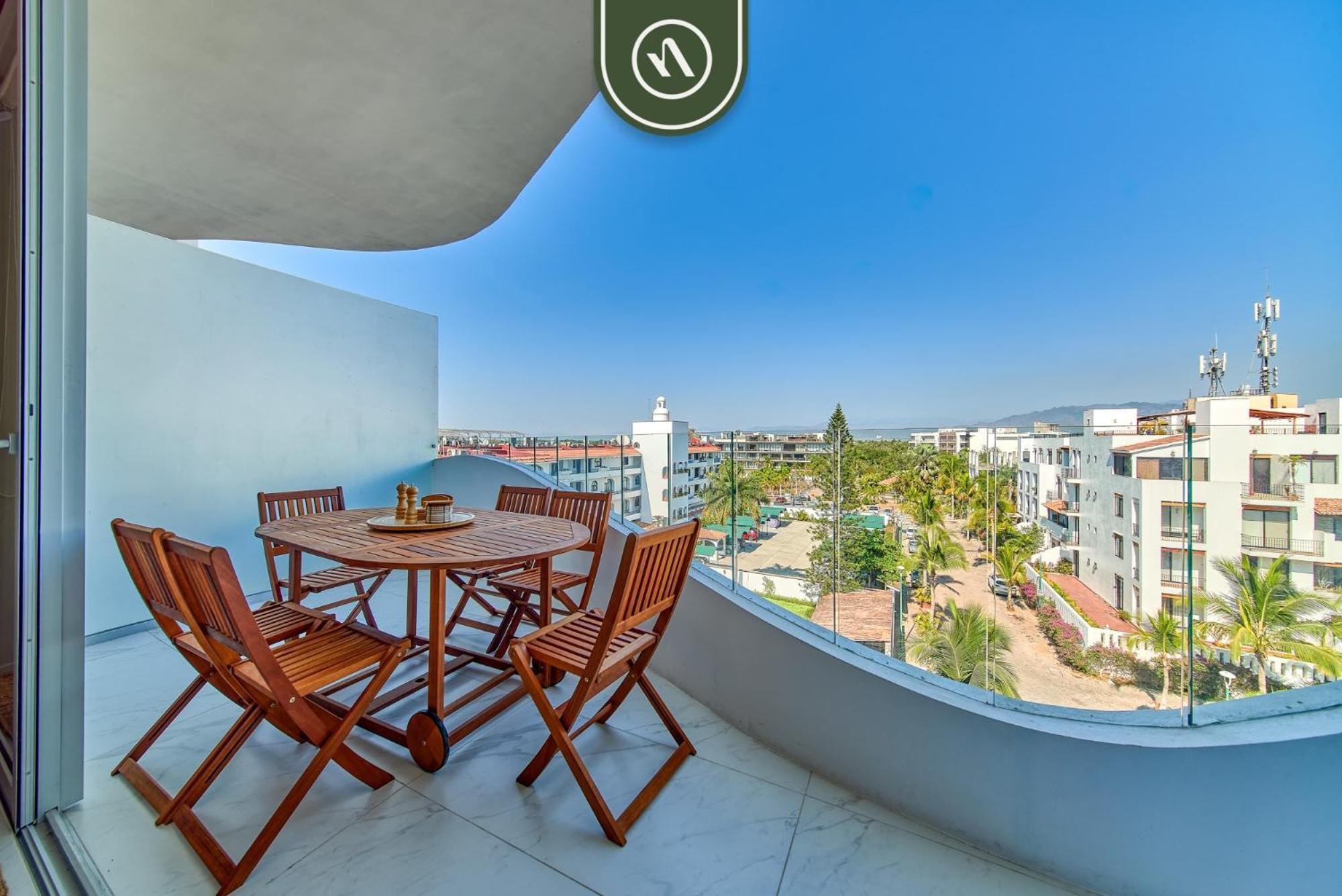 Boho-Style 2 Bedroom Condo - Marina - Rooftop Pool Nuevo Vallarta Exterior photo