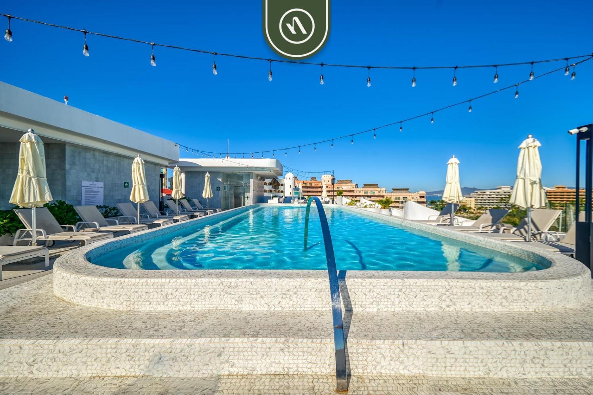 Boho-Style 2 Bedroom Condo - Marina - Rooftop Pool Nuevo Vallarta Exterior photo